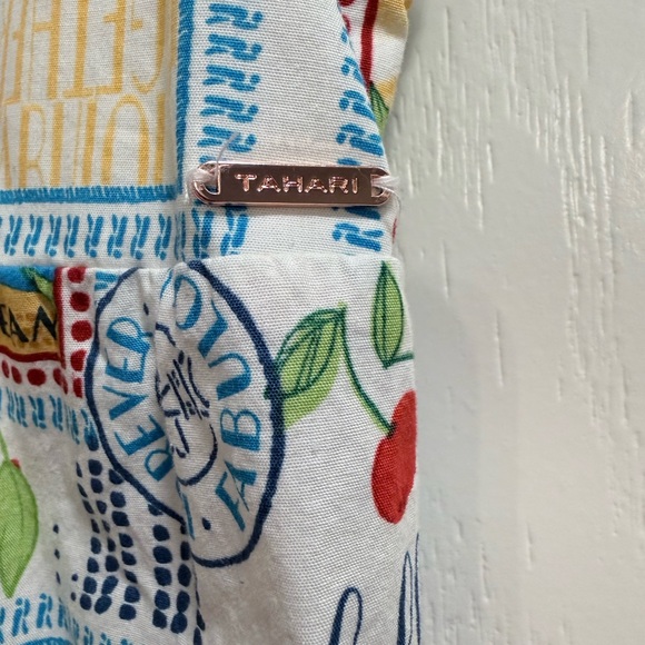 Tahari Multicolor Graphic Print Romper girls size 5 - Picture 2 of 4